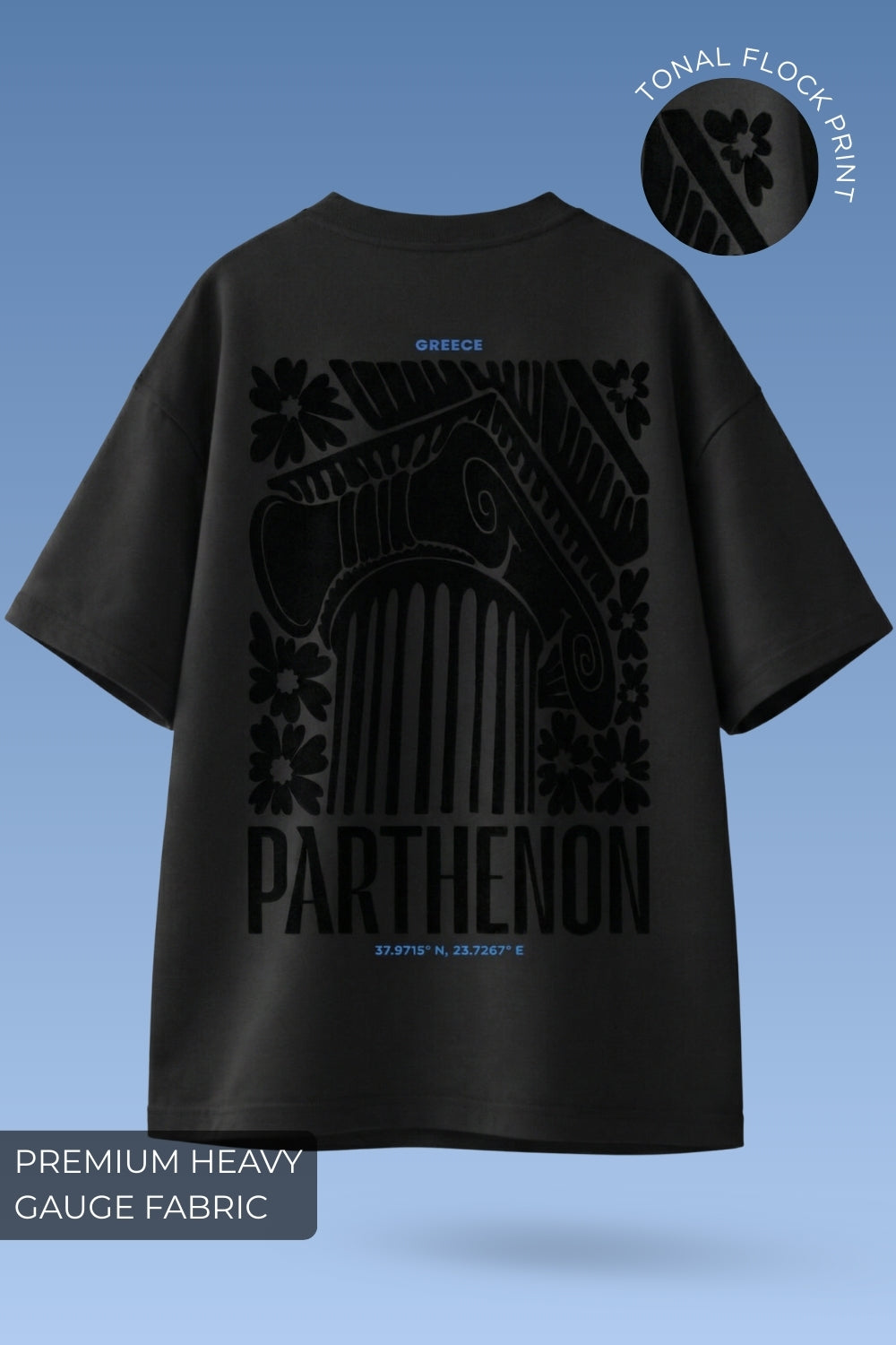 Greece Parthenon Oversized T-Shirt