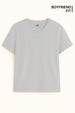 Boyfriend Fit Cotton T-Shirt