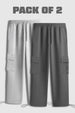 2-Pack Oversized Cargo Joggers