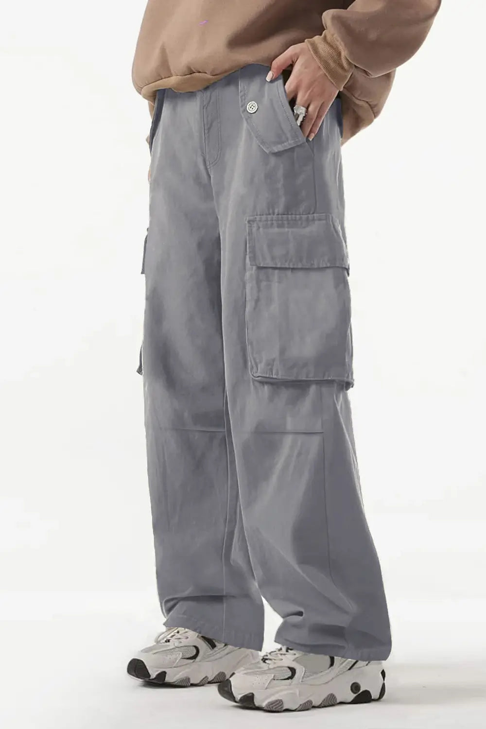 Nobero Baggy Fit Cargo Pants