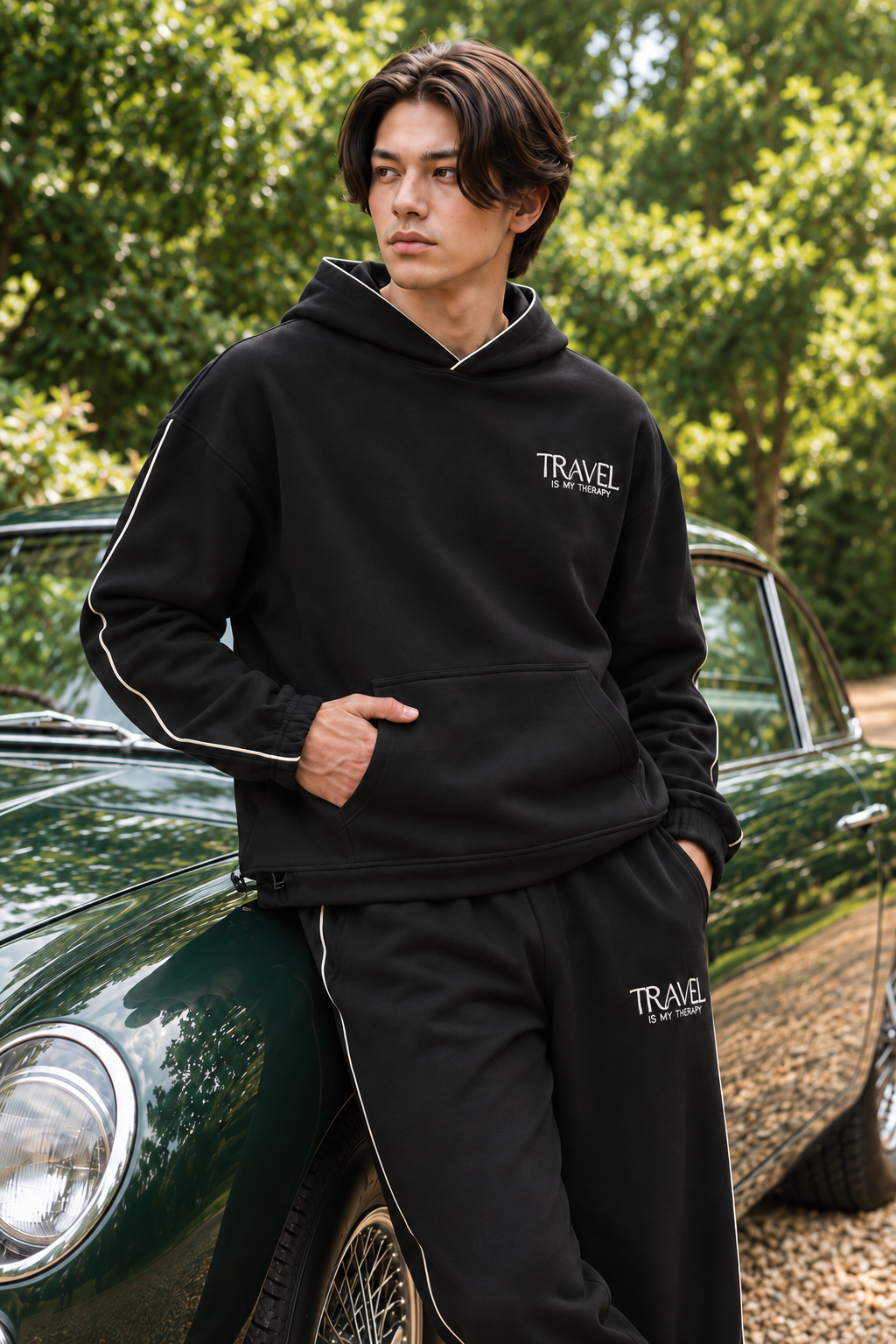Travel Oversized Fleece Co-ord Set