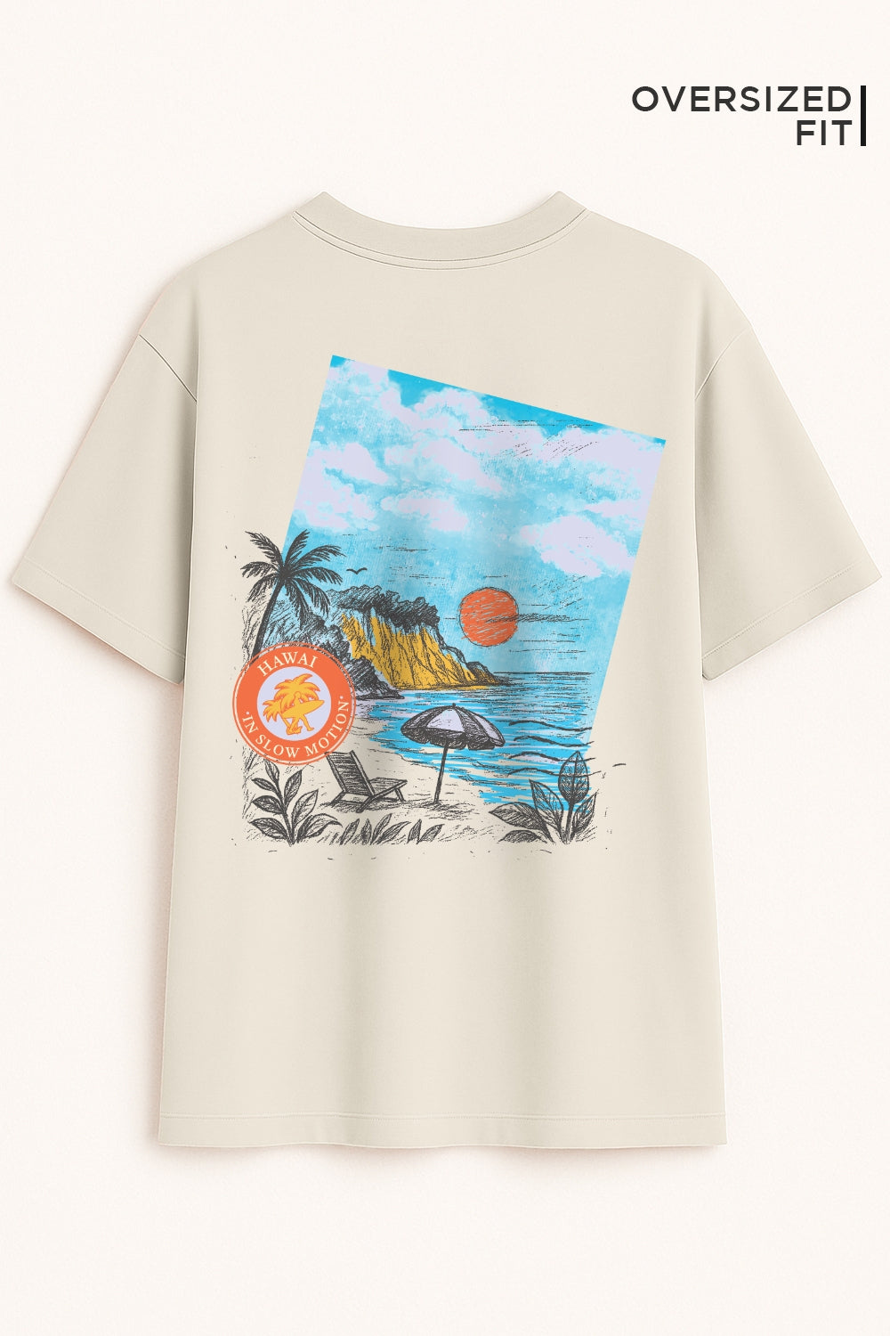 Hawi In Slow Motion Oversized Fit Women Tee