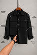 Textured Relax Fit Shacket