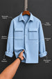 Textured Relax Fit Shacket