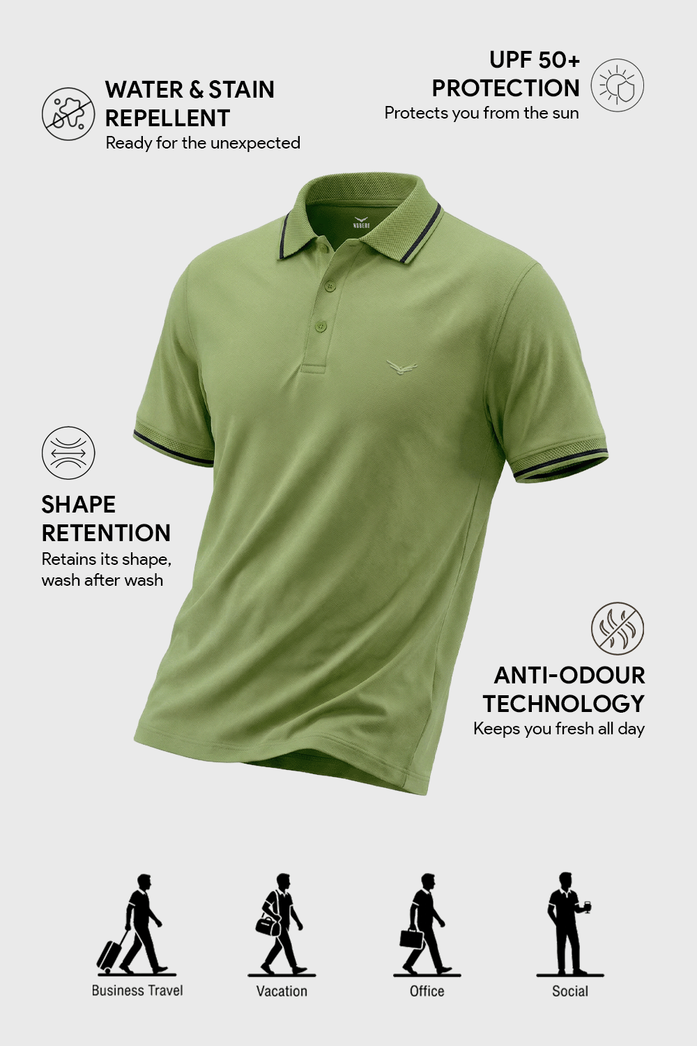 Travel Polo T-Shirt