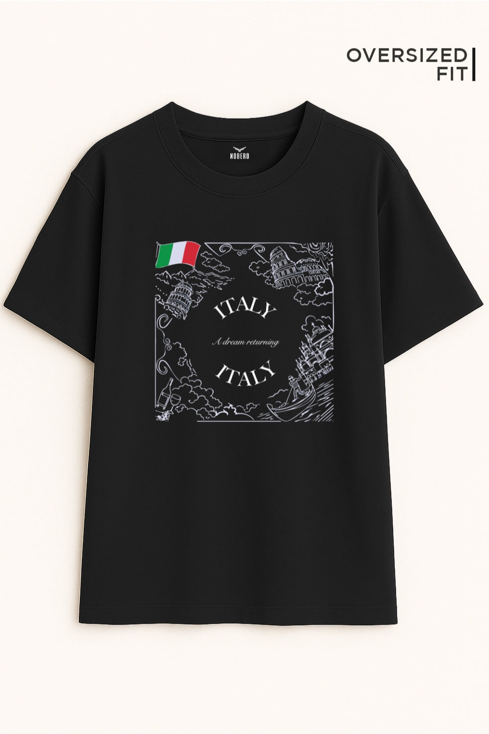 Italy Oversized Fit Women Tee