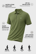 Travel Zip Polo T-Shirt