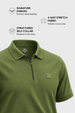 Travel Zip Polo T-Shirt