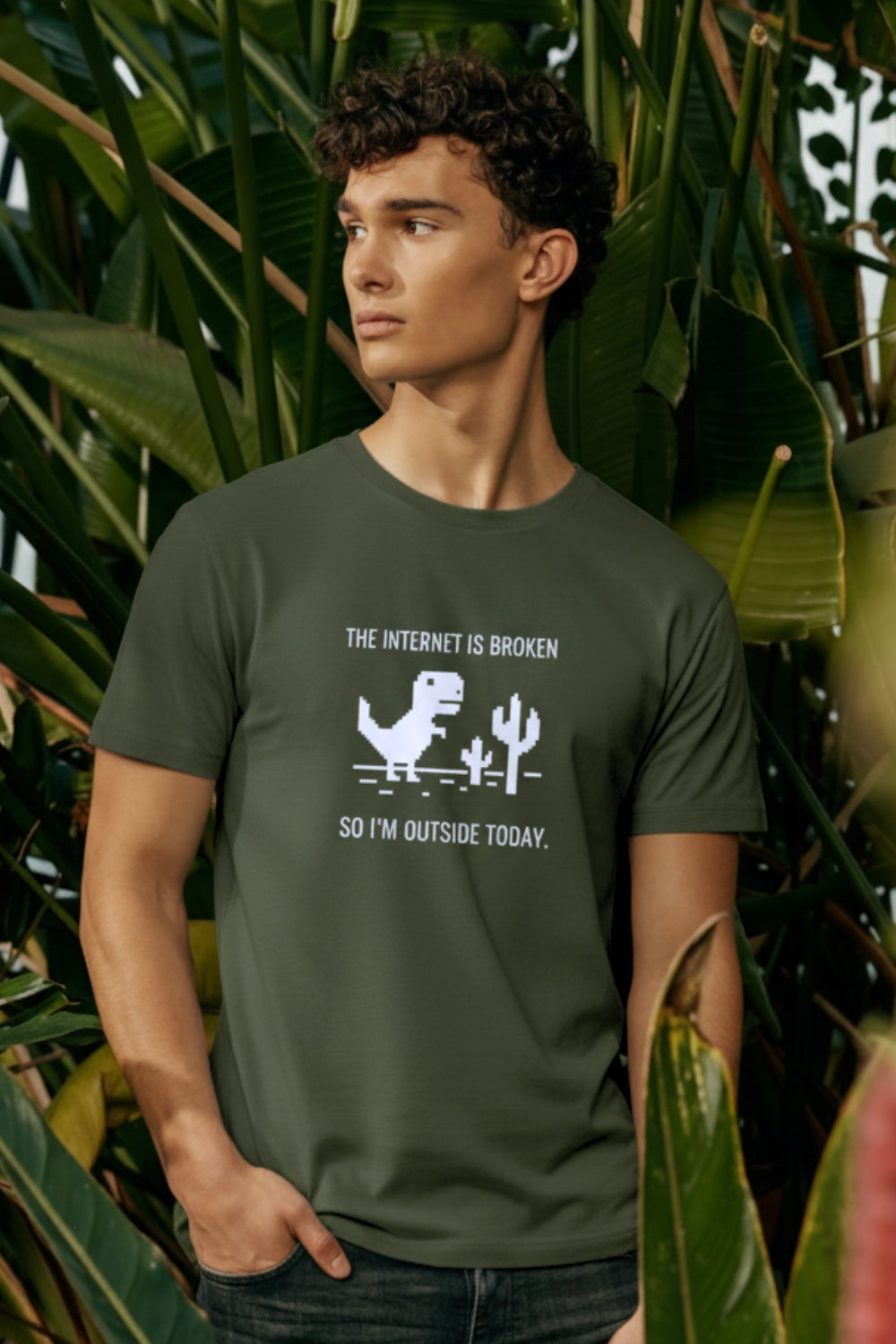 Internet Is Broken Classic Fit T-Shirt