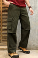 Baggy Fit Woven Cargo Pants