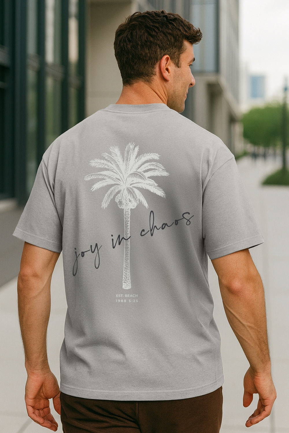 Joy in Chaos Oversized T-Shirt
