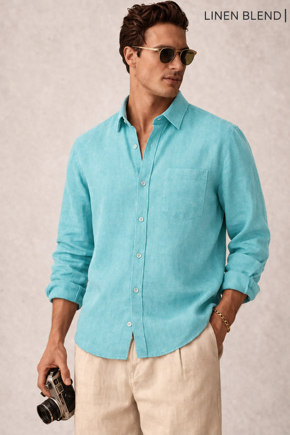 Breezy Linen Cotton Blend Shirt