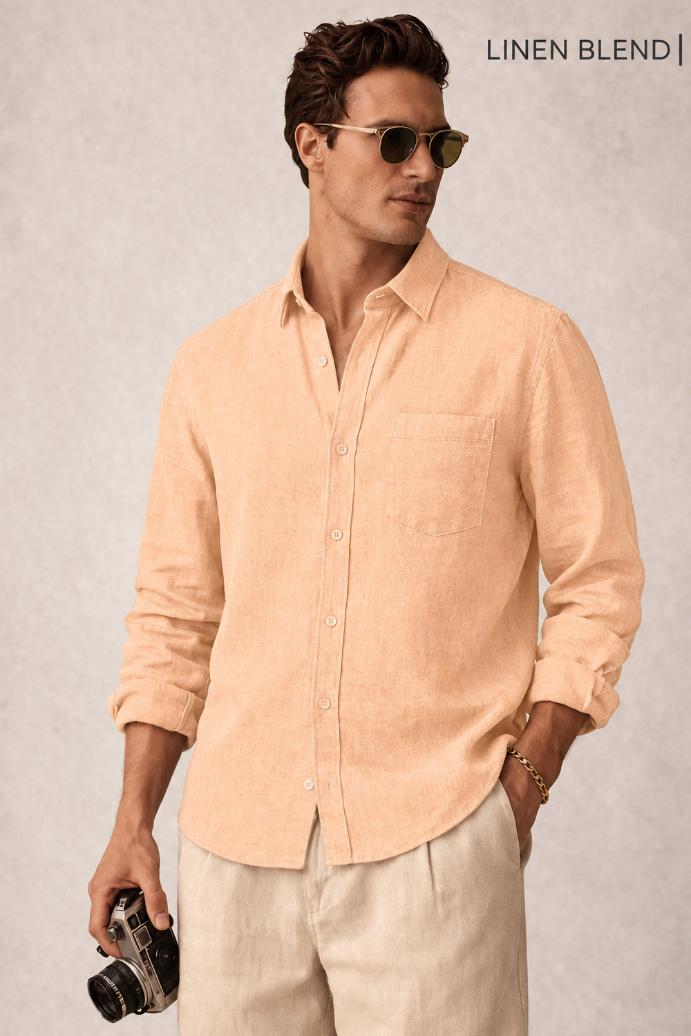 Breezy Linen Cotton Blend Shirt