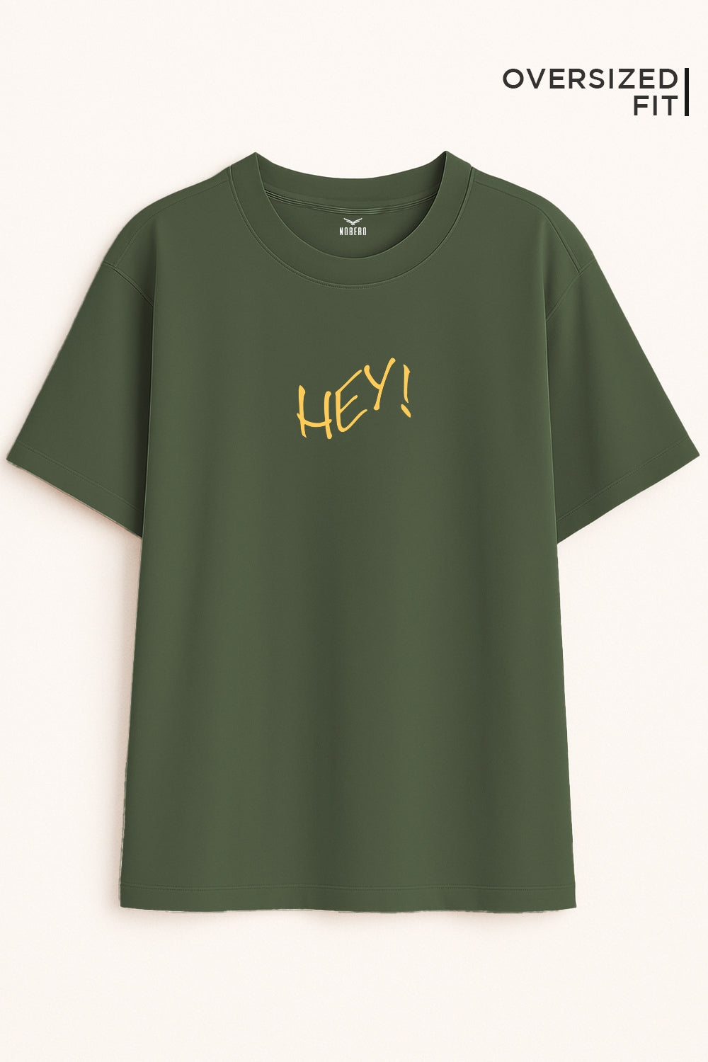 Hey, Let Your Light Grow Oversized Fit Women Tee