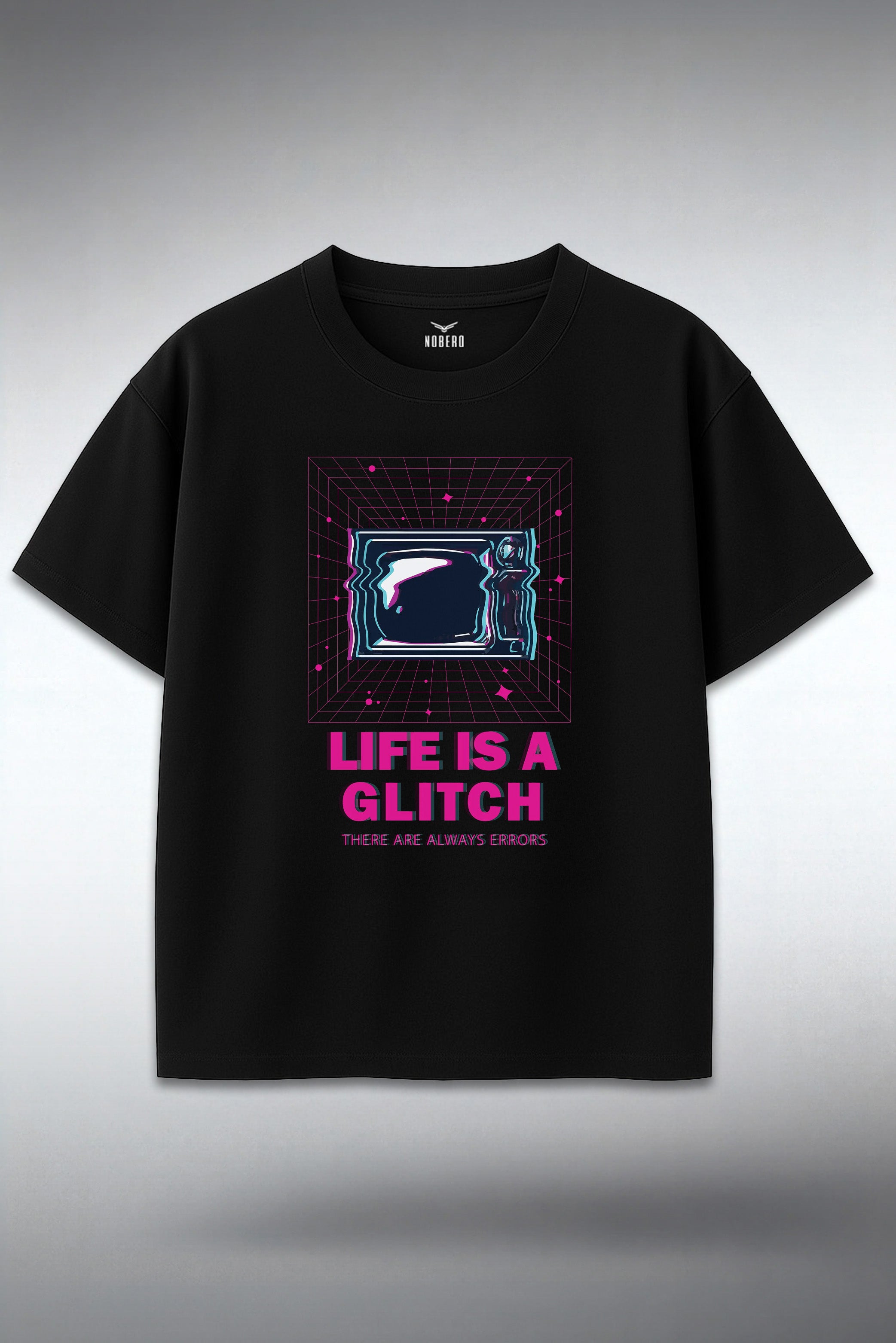 Life is a Glitch Oversized T-Shirt
