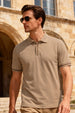 Contrast Tipped Polo T-Shirt