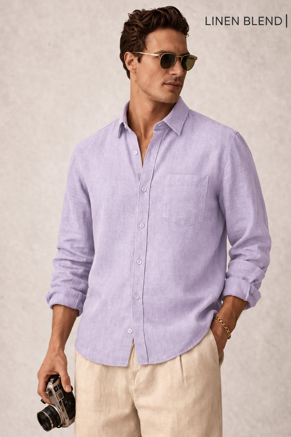 Breezy Linen Cotton Blend Shirt