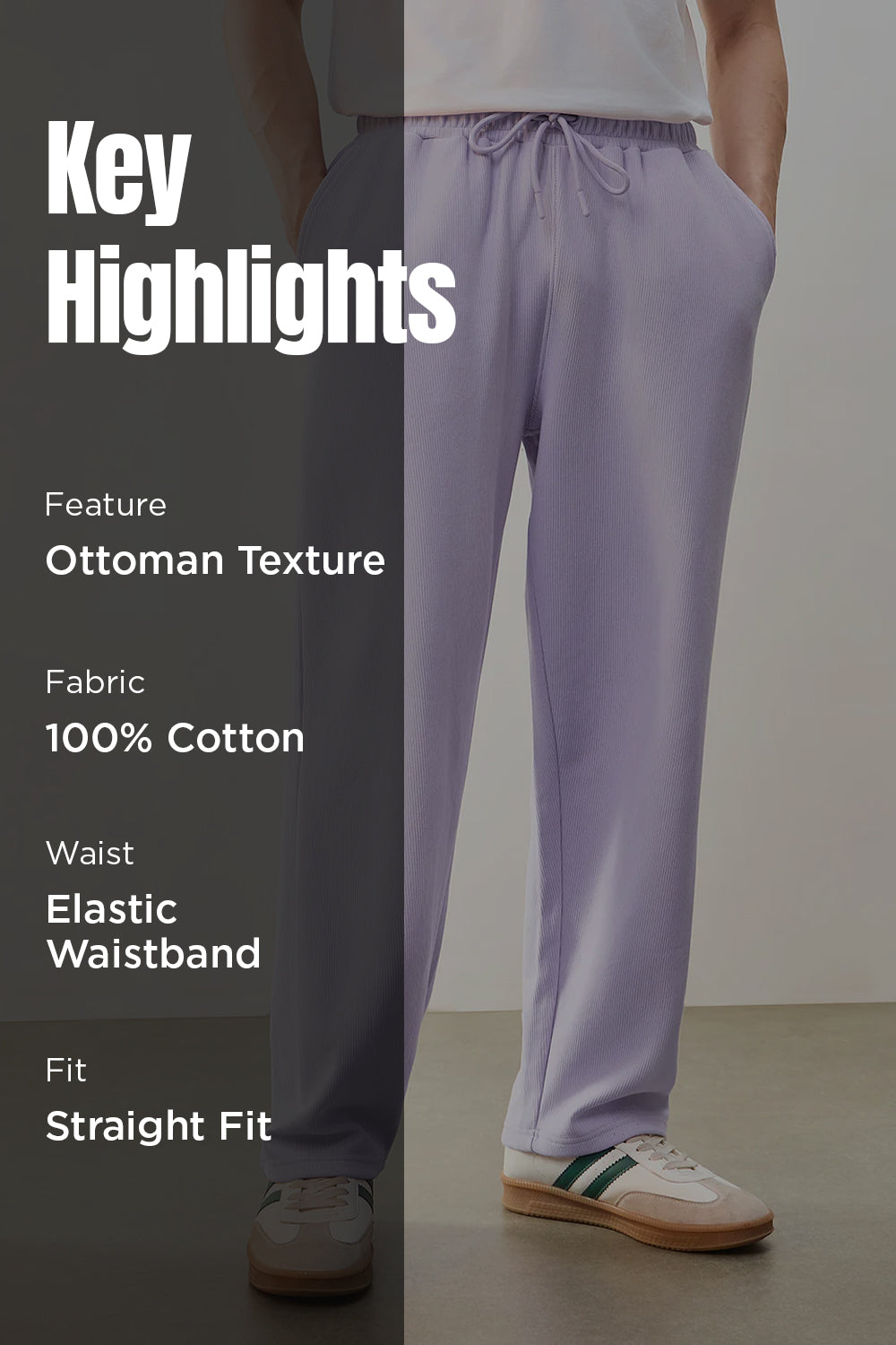 Ottoman Straight Fit Joggers