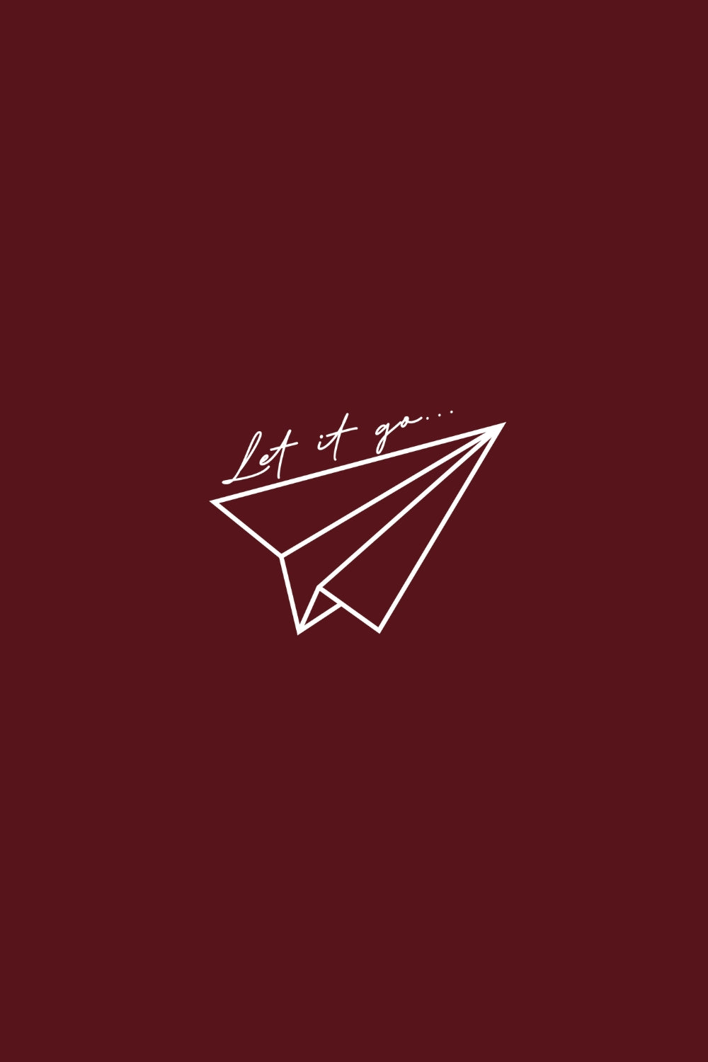 Let It Go With Paper Plane Classic Fit T-Shirt