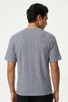 Textured Oversized T-Shirt