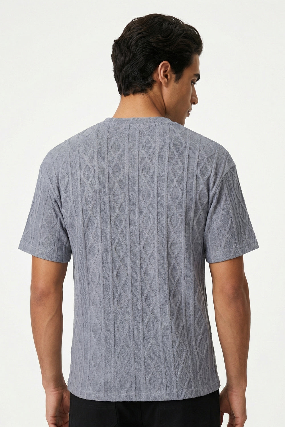 Textured Oversized T-Shirt
