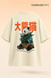 Live,Laugh,Love & Eat Bamboo Oversized T-Shirt