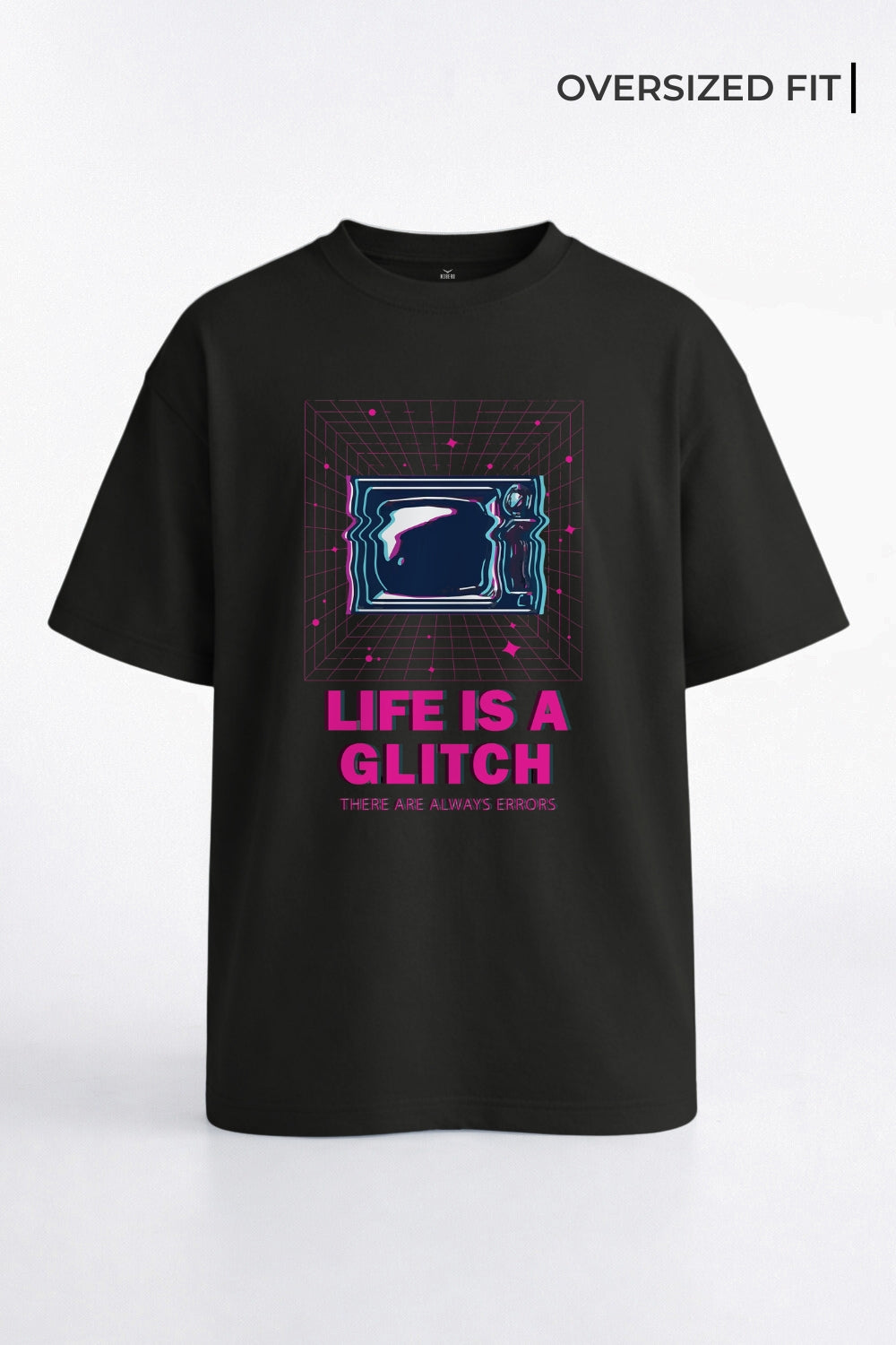 Life is a Glitch Oversized T-Shirt