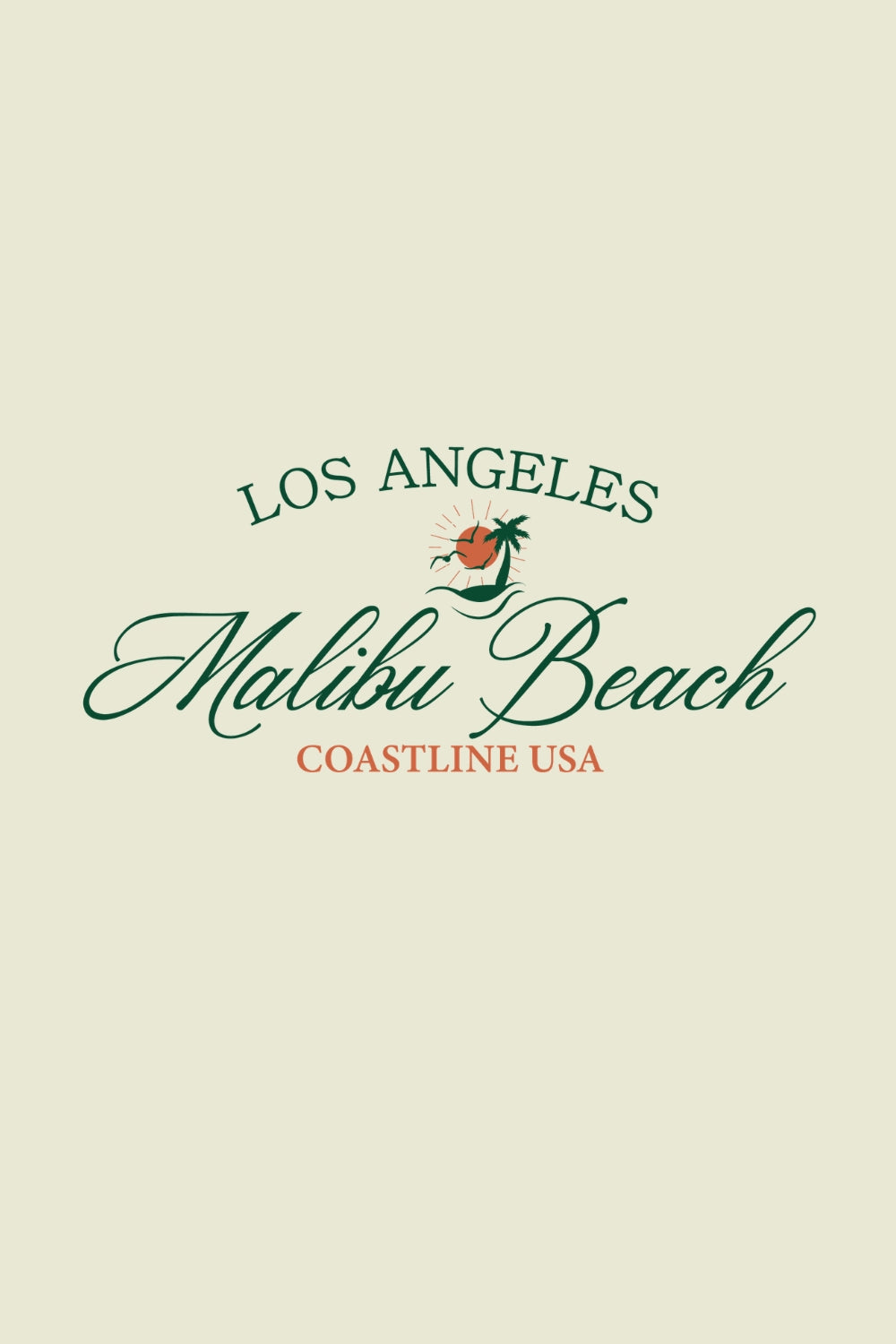 Los Angeles Malibu Beach Coastline Women Classic Fit Tee