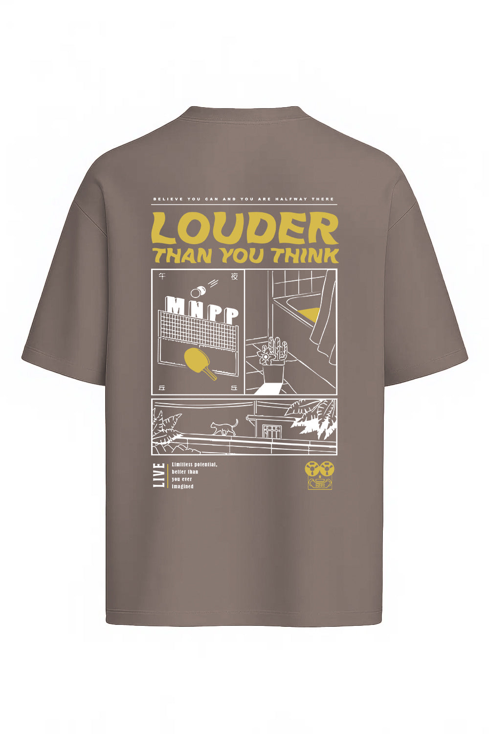 Louder than you think Oversized T-Shirt