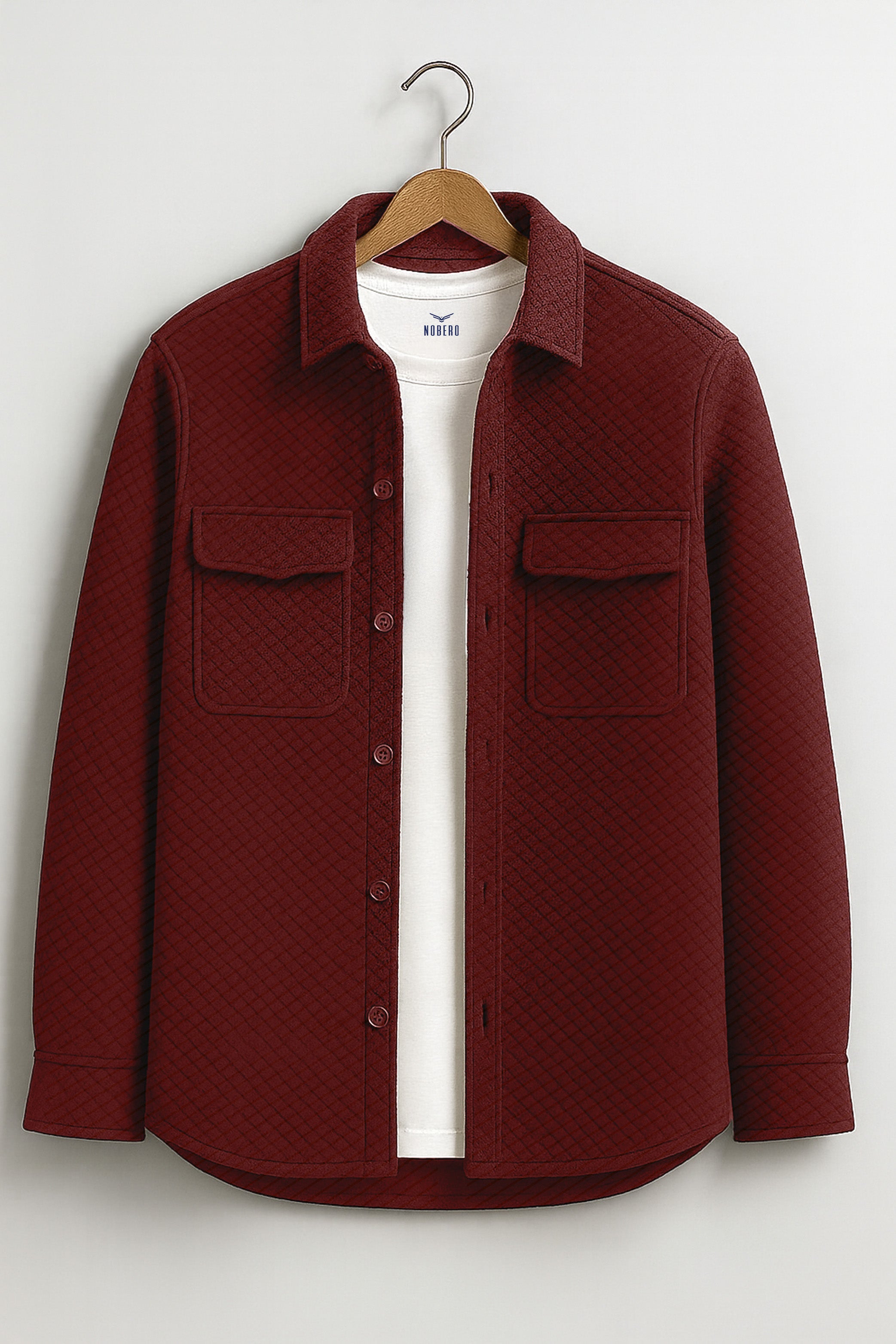 Oversized Textured Shackets