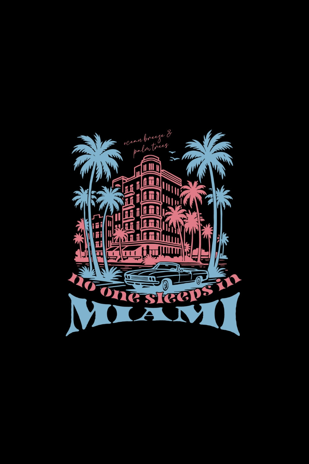 Miami Oversized Fit Women Tee