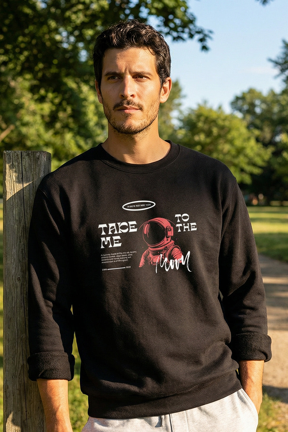 Take Me To The Moon Classic  Sweatshirt