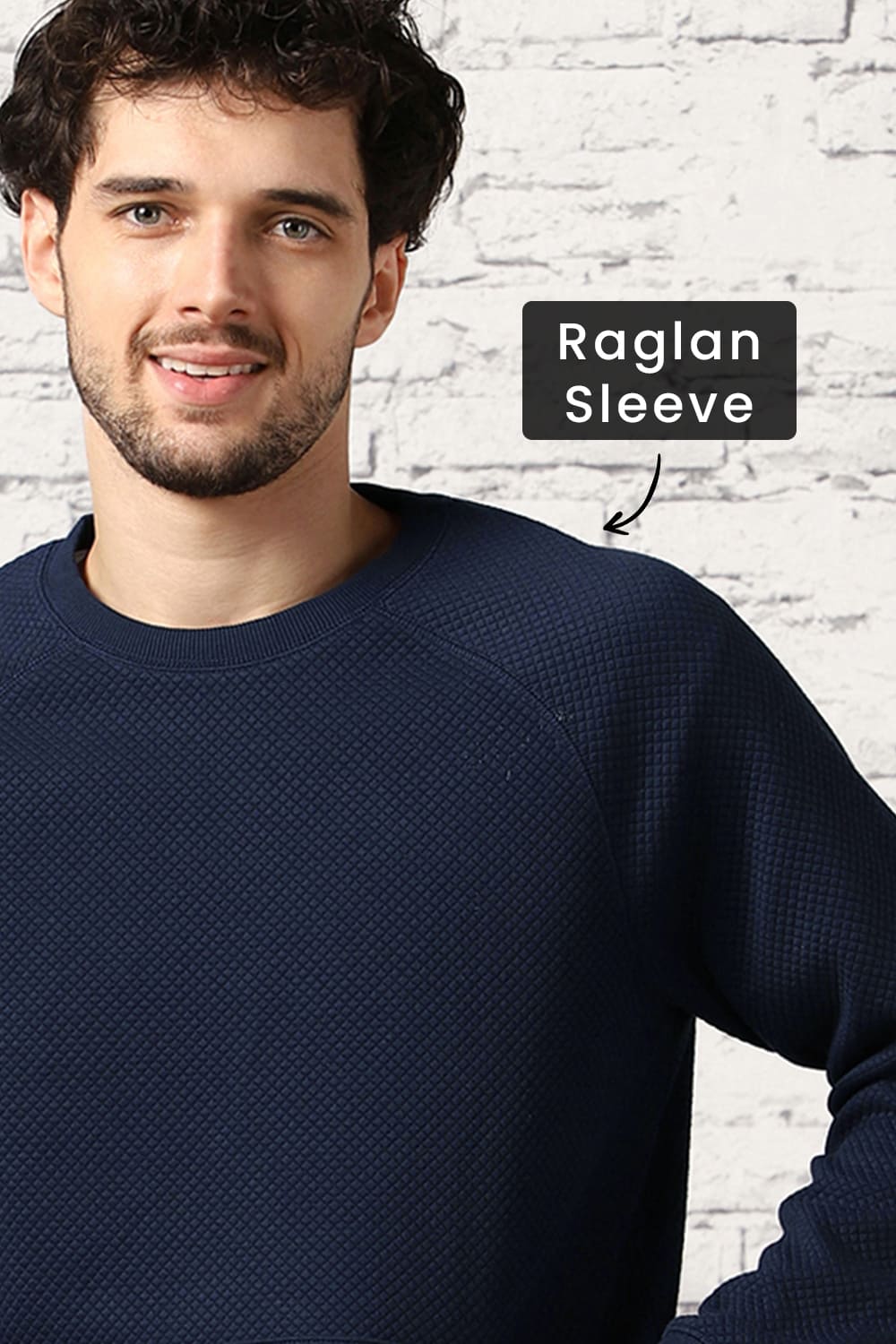 Raglan Quilted Sweatshirts