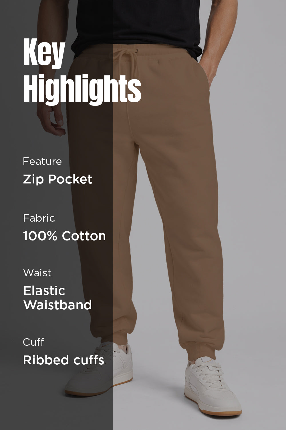 Zip-Pocket Joggers