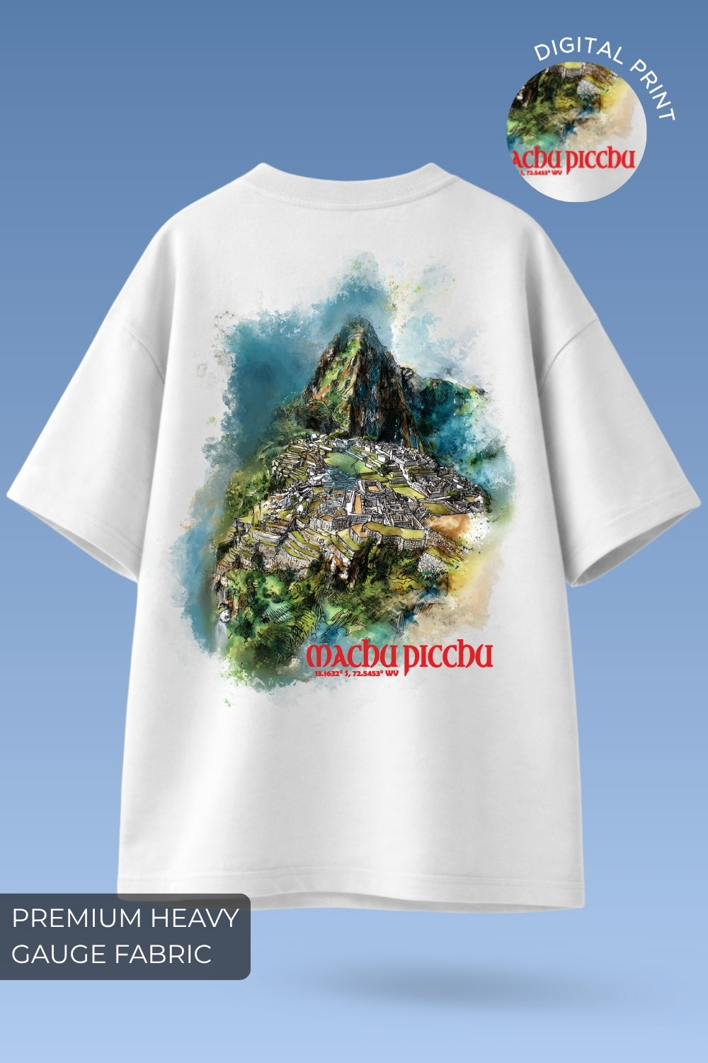 Machu Picchu Oversized T-Shirt