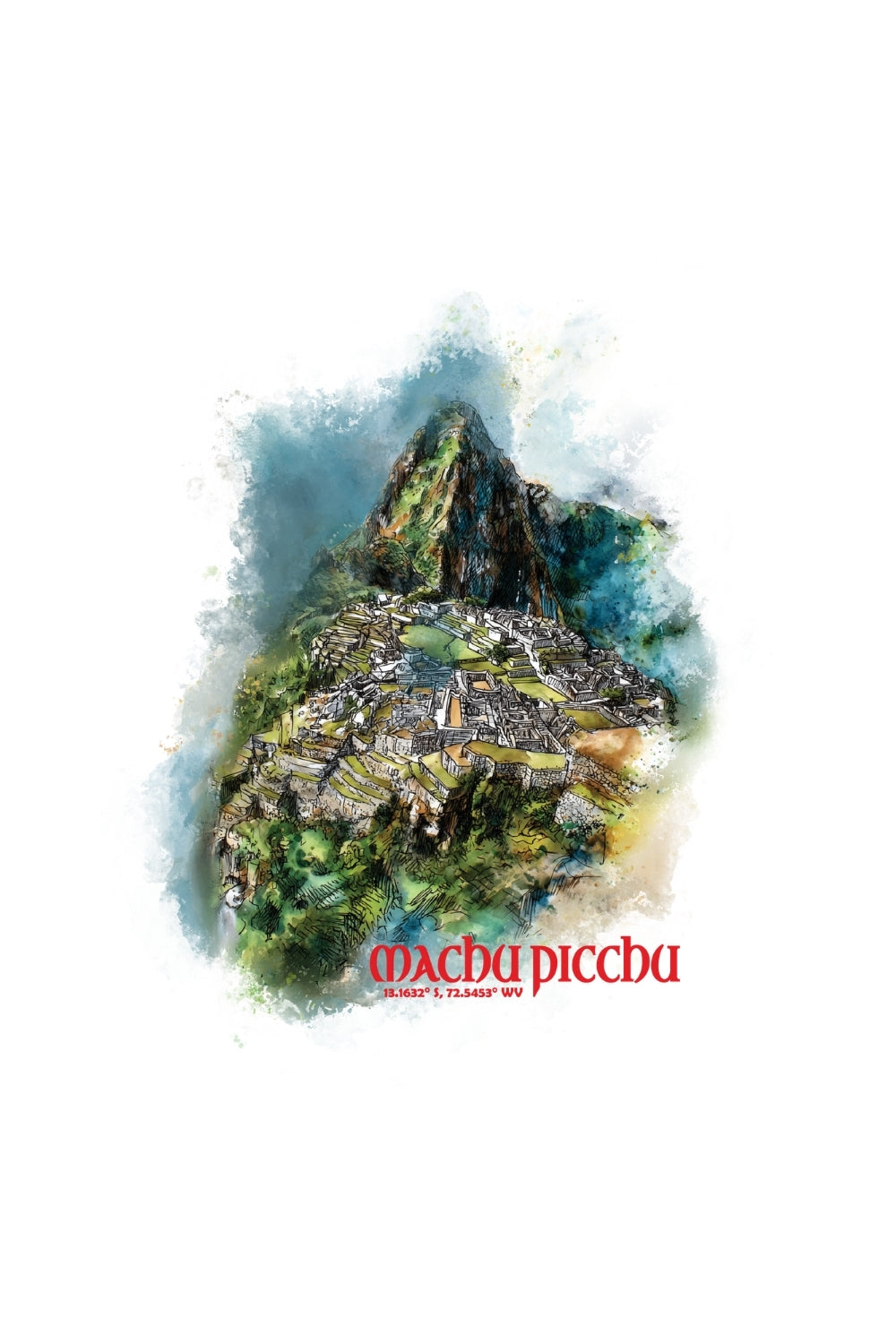 Machu Picchu Oversized T-Shirt