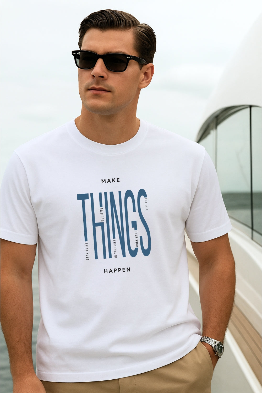 Make Things Happen Classic Fit T-Shirt