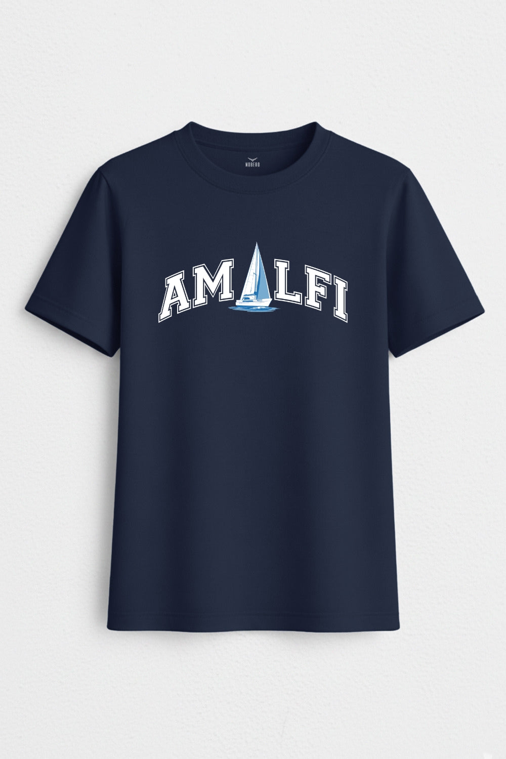 Amalfi With Sail Boat Women Classic Fit Tee