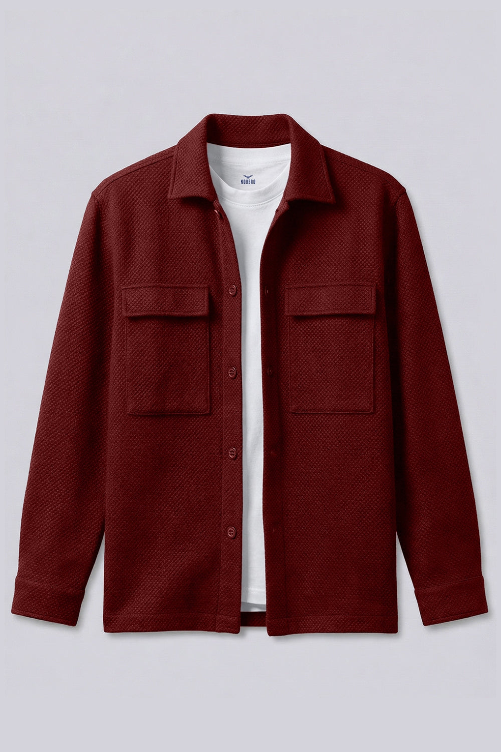 Relaxed Fit Textured Overshirt