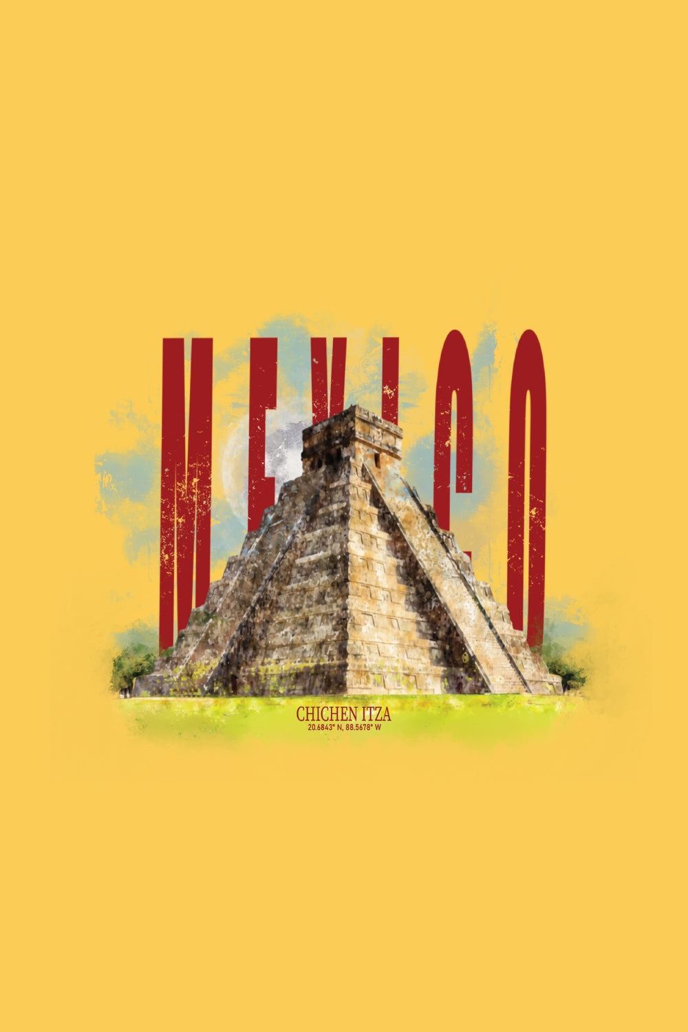 Mexico - Chichen Itza Premium T-Shirt