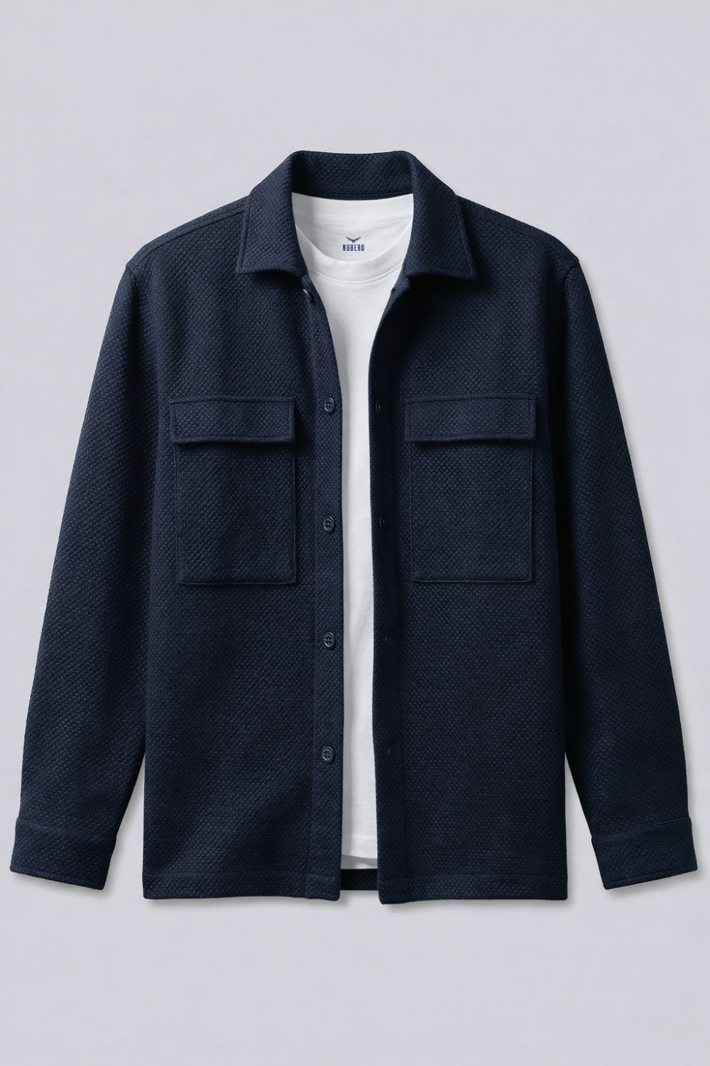 Relaxed Fit Textured Overshirt
