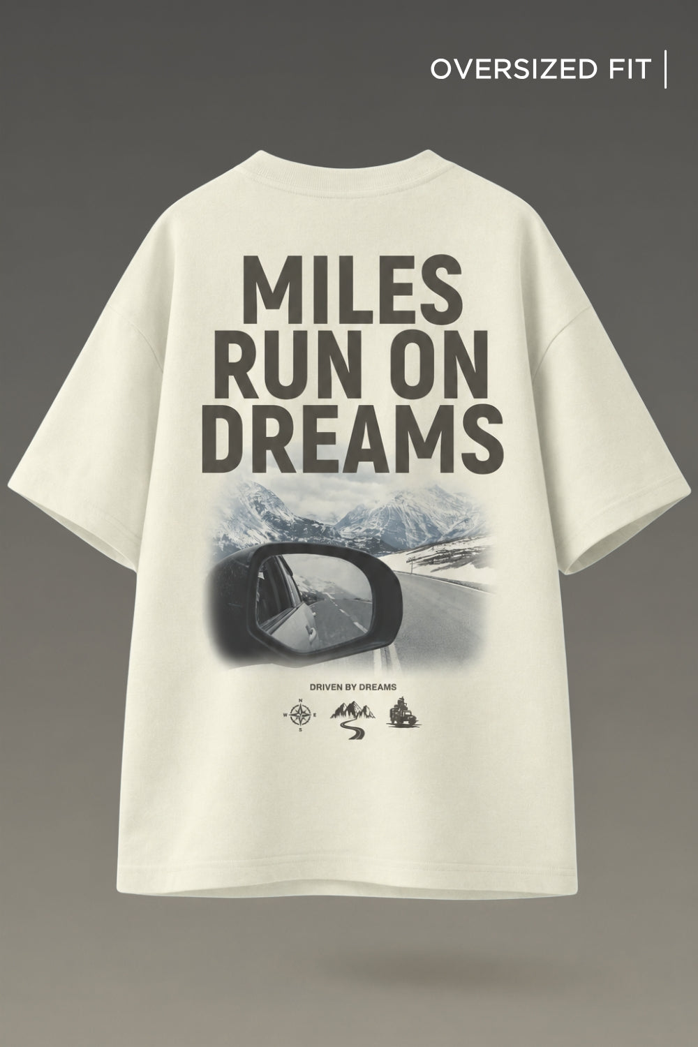 Miles Run On Dreams Oversized T-Shirt