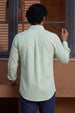Airy Stripe Linen Cotton Blend Shirt