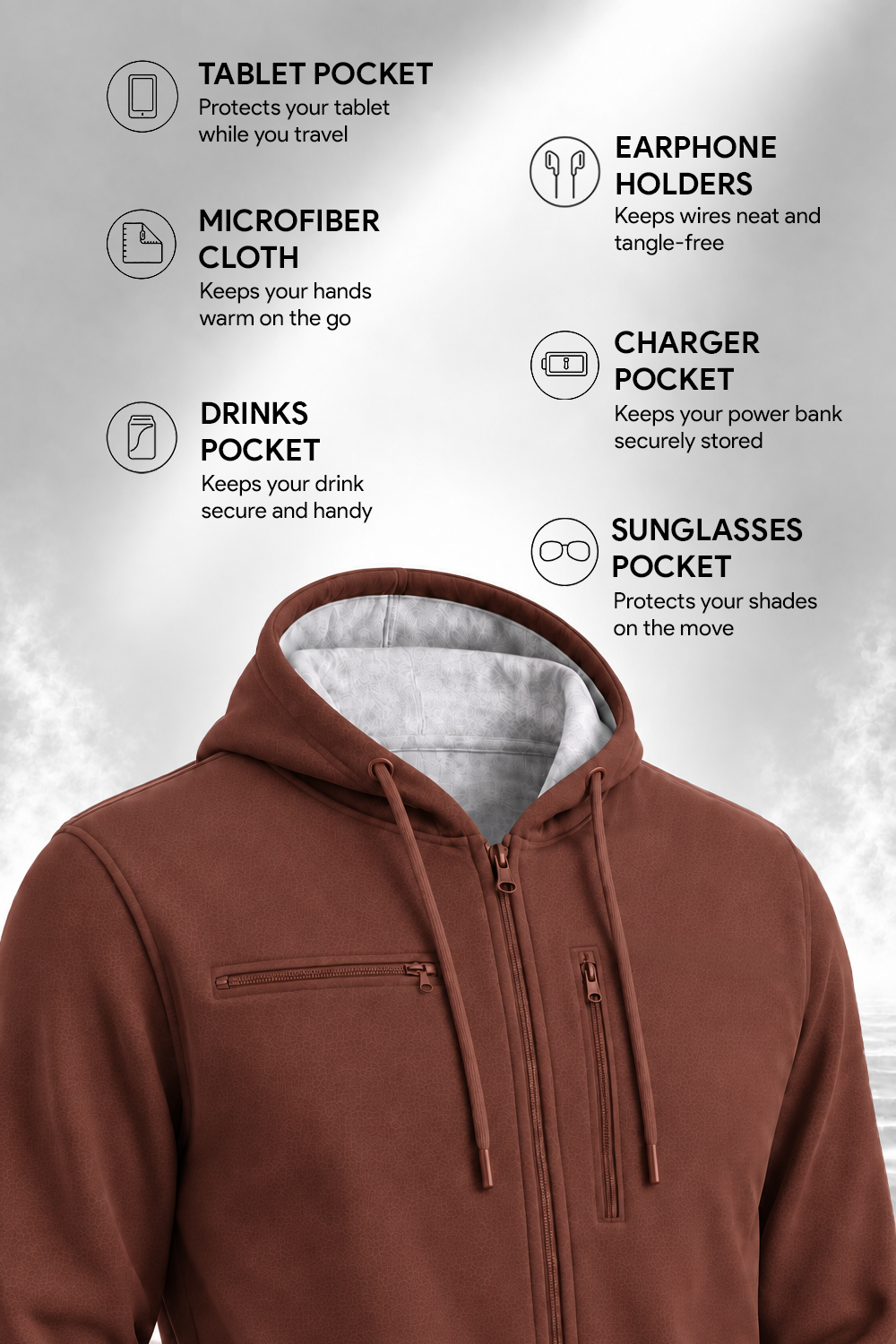 Wanderer - Travel Hoodie