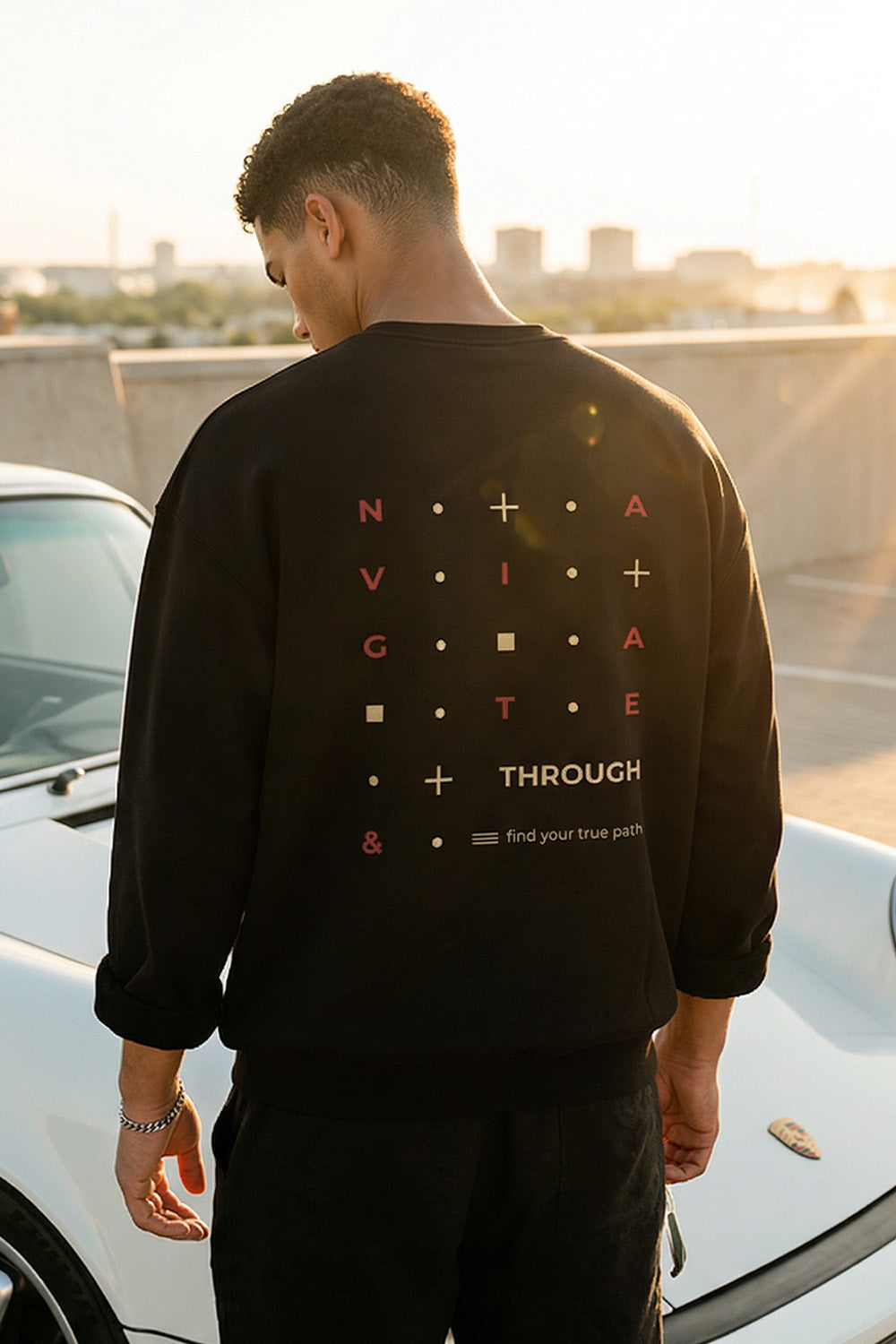 Navigate Oversized  Sweatshirt