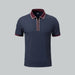 Zipper Collar Polo T-Shirt