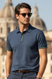 Contrast Tipped Polo T-Shirt