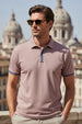 Contrast Tipped Polo T-Shirt