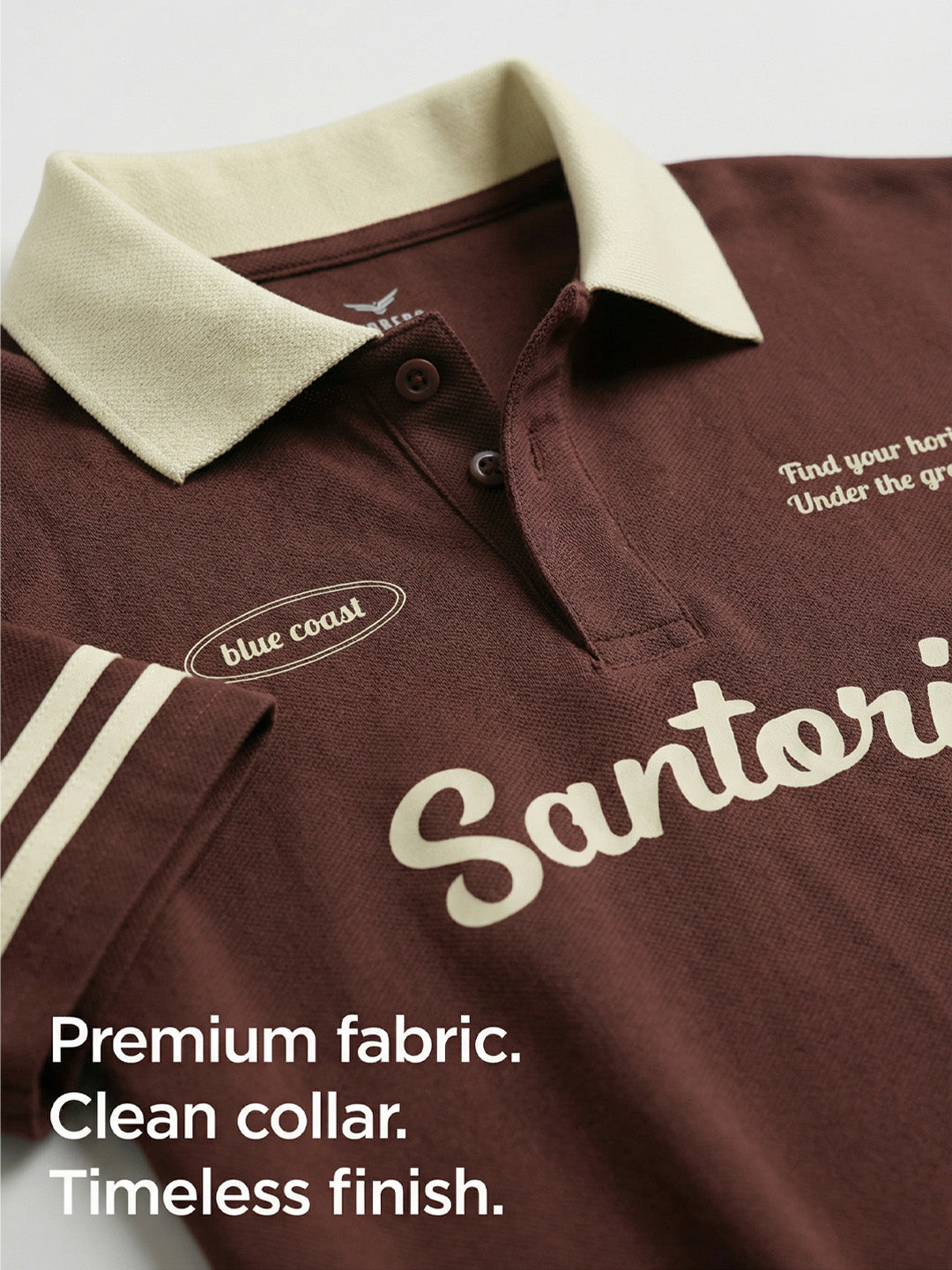 Santorini Oversized Polo T-Shirt