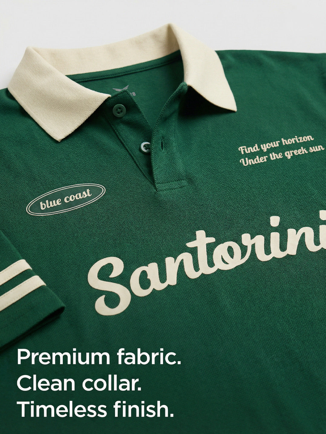 Santorini Oversized Polo T-Shirt